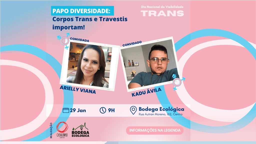 PAPO DIVERSIDADE: CORPOS TRANS E TRAVESTIS IMPORTAM!.