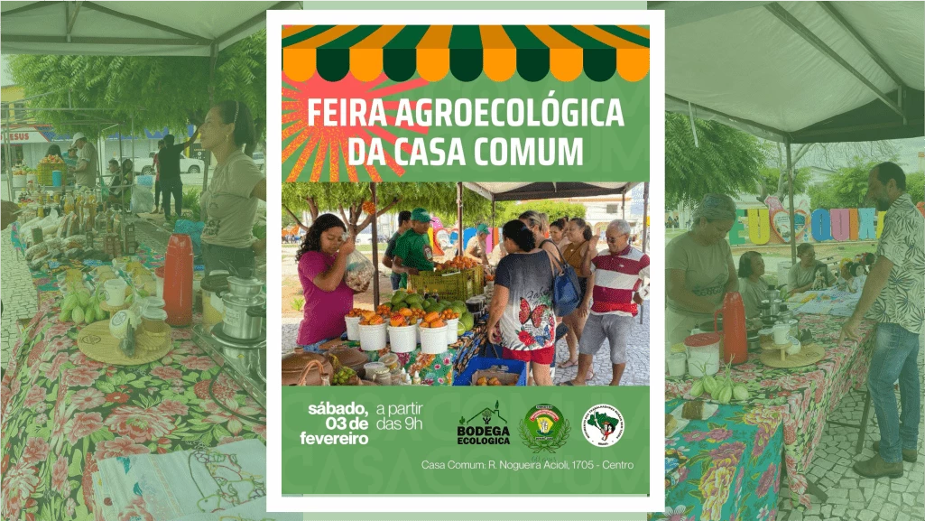 FEIRA AGROECOLÓGICA DA CASA COMUM, EDIÇÃO I.